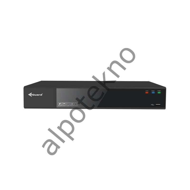 VGuard 16C1A-LRU 16 Kanal 1080P H.265+ 1 Disk 5in1 Sesli Hibrit Kayıt Cihazı
