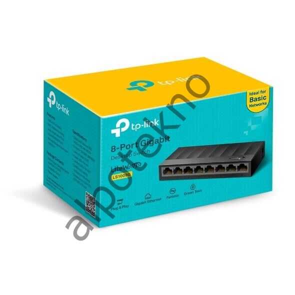 TP-Link LS1008 8 Port 10/100 Yönetilemez Plastik Kasa Switch