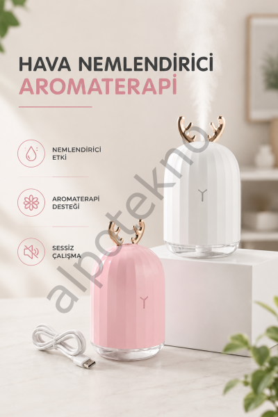 Hava Nemlendirici Aromaterapi Hava Temizleyici Renk Değiştirebilen