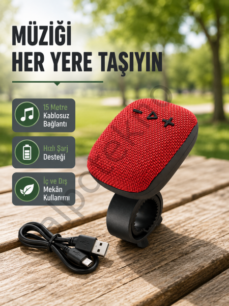 Taşınabilir Bluetooth Hoparlör – 5W Güçlü Ses, TWS ve FM Radyo Özellikli