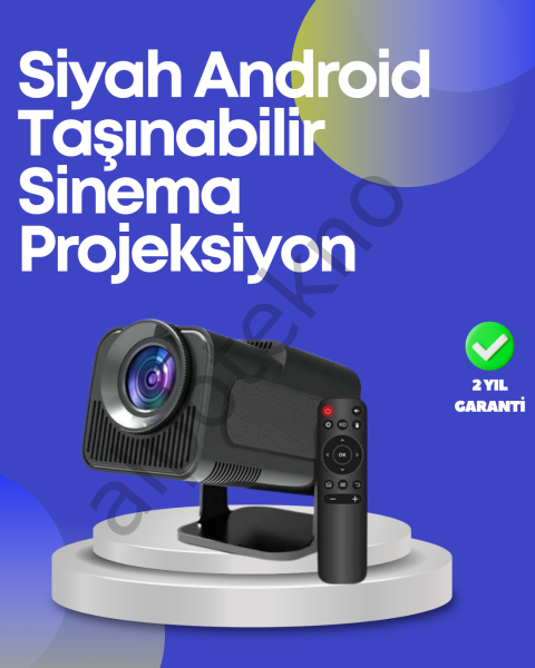 HDMI, USB ve Kulaklık Girişli Çoklu Bağlantı Seçenekli Projektör