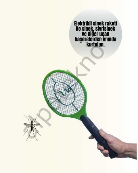 Elektrikli Sinek Raketi | Yüksek Voltajlı, Güvenli ve Taşınabilir