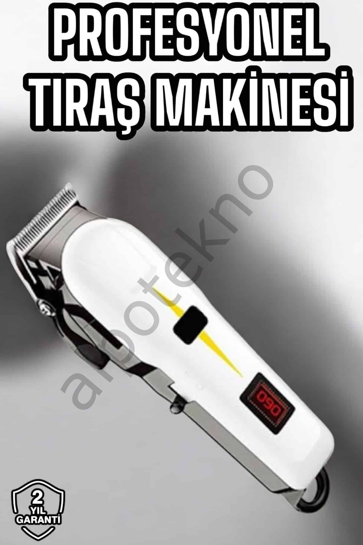 Tıraş Makinesi Profesyonel Saç Ve Sakal Kesme Milim Ayarlı Dijital Göstergeli