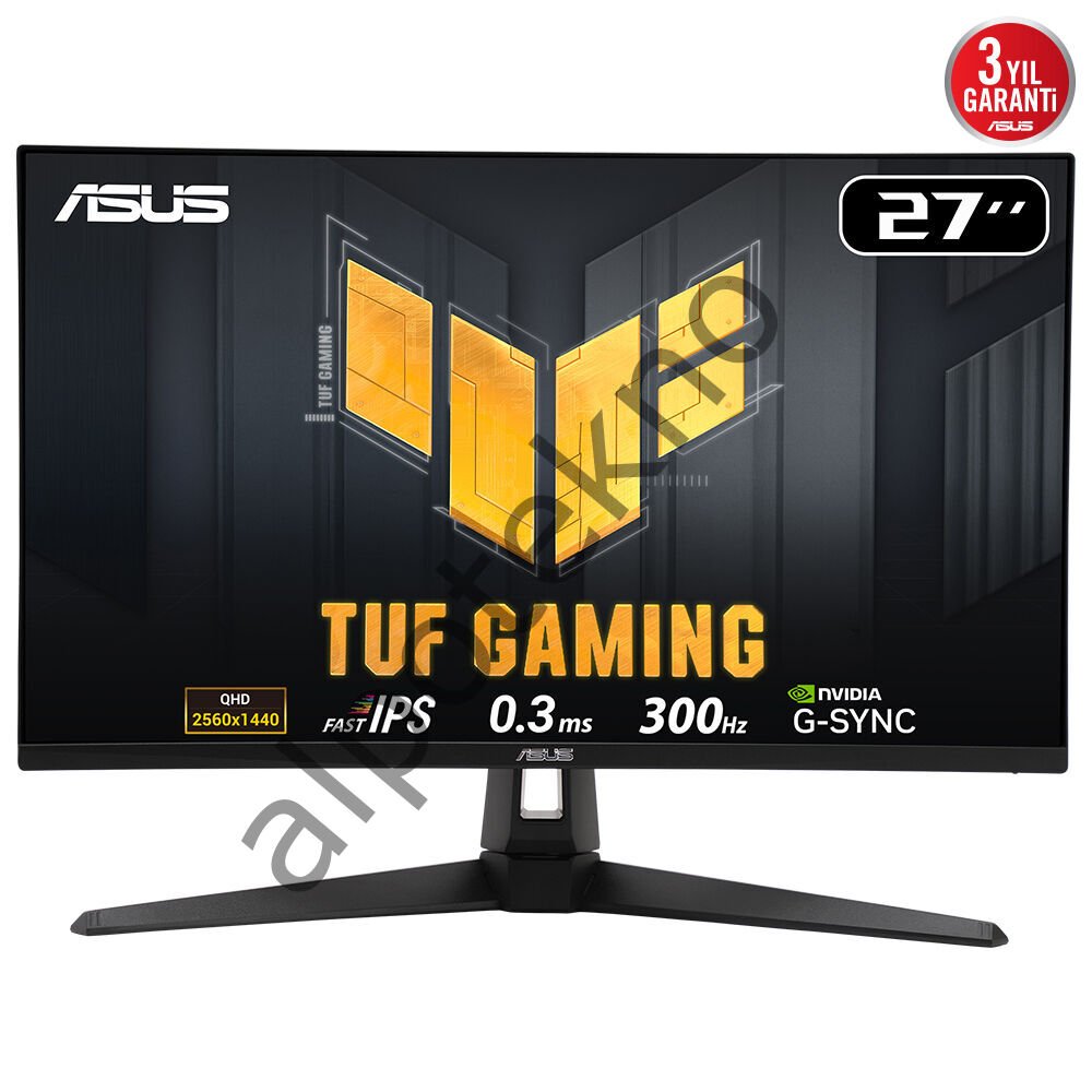 ASUS TUF GAMING VG27AQM5A 27'' 0.3MS 300Hz 2K QHD DP/HDMI/USB VESA IPS LED GAMING MONITOR