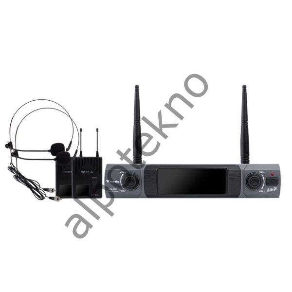 WESTA WM-202T 1 RECEIVER +2 YAKA MİKROFON SETİ