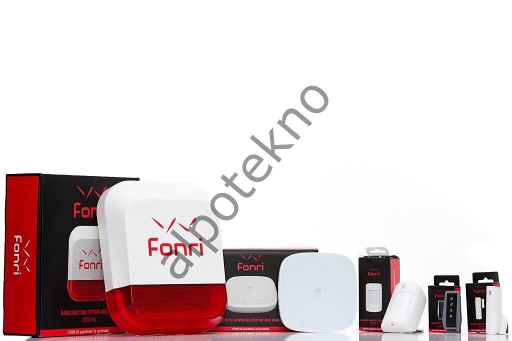 FONRİ 4G WIFI Kablosuz Alarm Set Akıllı Ev & Güvenlik Paketi (4G2-AL1-0101-01)