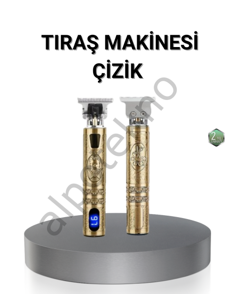 Kablosuz Şarjlı Profesyonel Tıraş Makinesi – 1800 mAh Lityum Pil