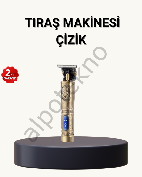 Profesyonel Kablosuz Tıraş Makinesi – 1-2 Saat Kesintisiz Kullanım