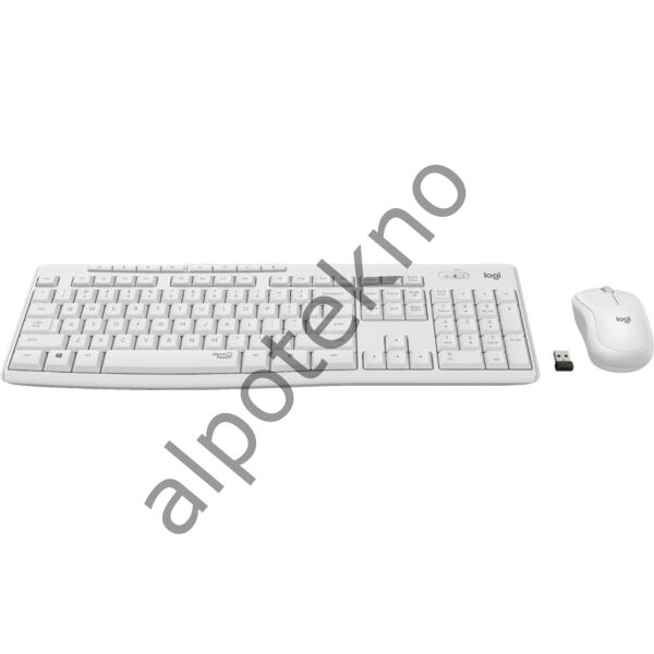 LOGITECH MK295 TÜRKÇE KABLOSUZ MULTİMEDYA BEYAZ SESSİZ Q KLAVYE+MOUSE