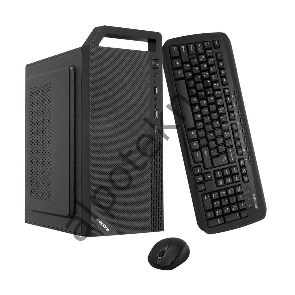 Seclife SC-A5515 Ryzen 5500 8GB 256GB Nvme 2GB VGA 300W Dos