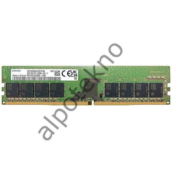16GB Samsung DDR4 3200MHz 1.2V (M378A2G43AB3-CWE) Kutusuz Pc Ram