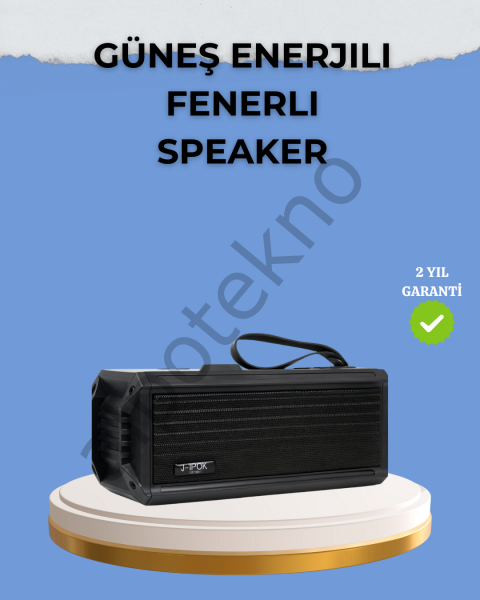 Kablosuz J-IPOX P520 Bluetooth Hoparlör Uzun Pil Ömrü ve Mikrofon