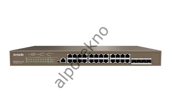Tenda TEG5328P-24-410W 24GE PoE Port (370W), 4xSFP L3 Yönetilebilir Switch