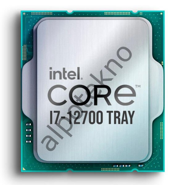 INTEL ALDER LAKE I7-12700 3.60GHz 25MB 1700p TRAY İŞLEMCİ FANSIZ