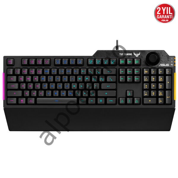 ASUS TUF GAMING K1 RGB MECH BRANE TR SİYAH USB TR GAMING KLAVYE Q