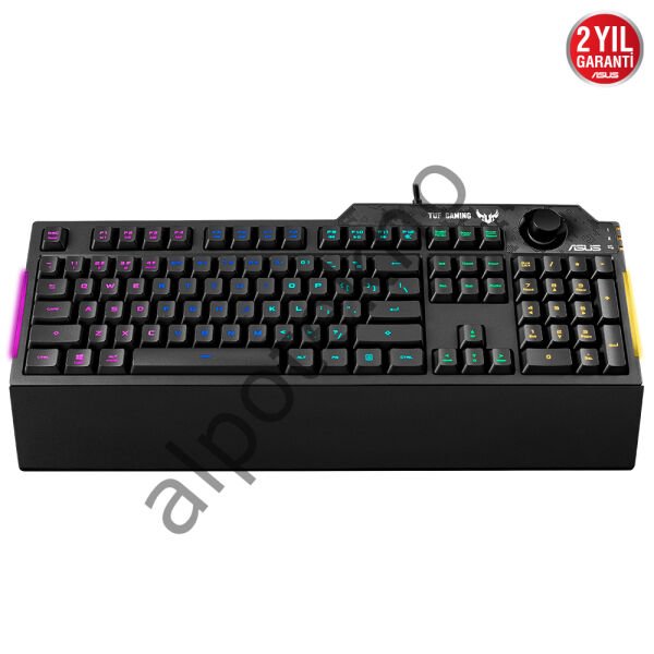 ASUS TUF GAMING K1 RGB MECH BRANE TR SİYAH USB TR GAMING KLAVYE Q