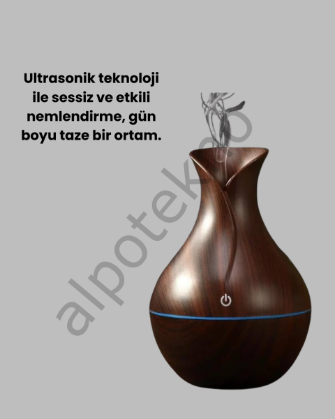 Hava Nemlendirici Ultrasonik Buhar Teknolojili Aromatik Difüzörü