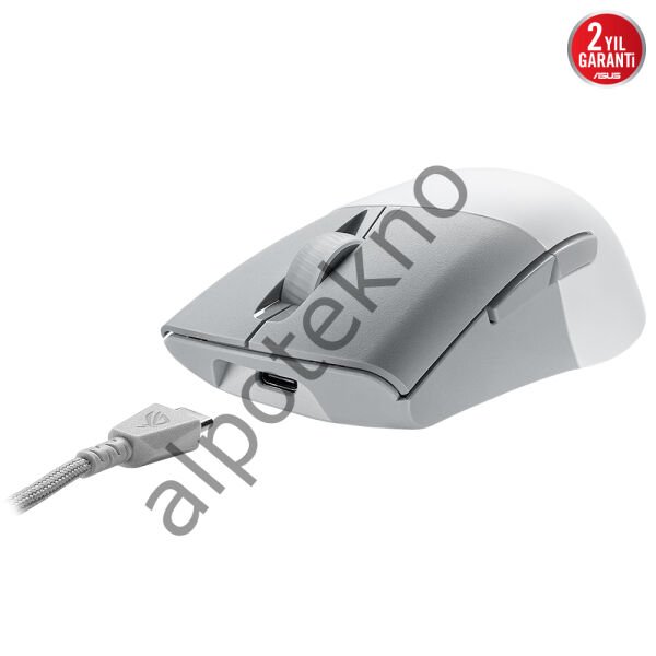 ASUS P709 ROG KERIS WL AIMPOINT/WHT 36000DPI AURA SYNC RGB KABLOSUZ GAMING MOUSE