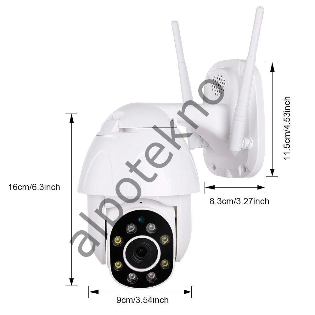FONRİ TV-9825A 2MP 4x Dijital Zoom Speed Dome IP Güvenlik Kamerası
