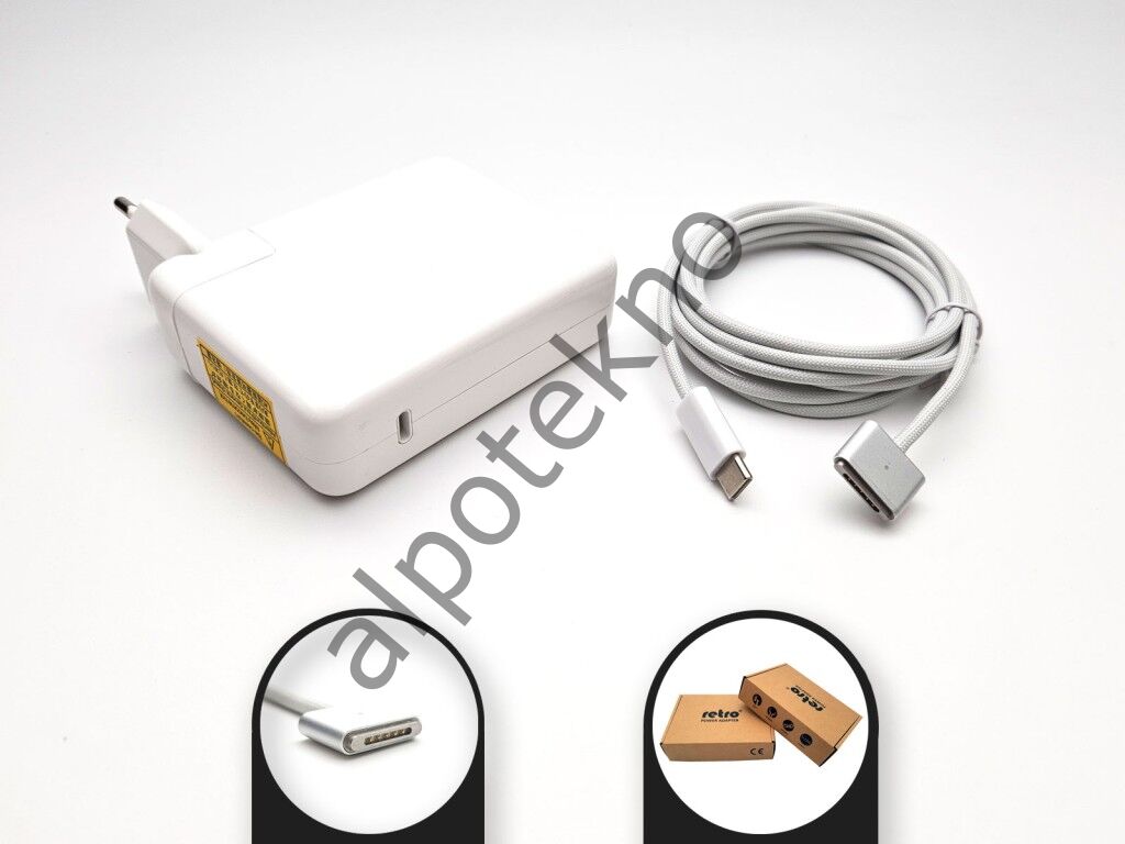 Sylar RETRO Apple MacBook 140W USB-C PD Adaptör RPA-AC327