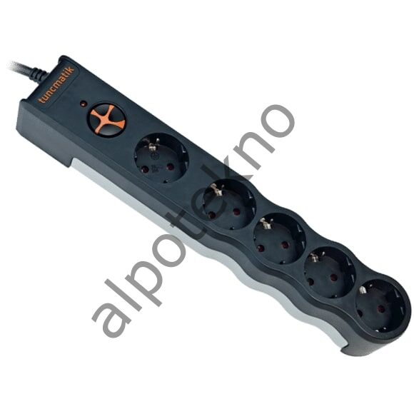 TUNÇMATİK POWERSURGE TSK6136 1050 JOULES 5'Lİ / 1.5M AKIM KORUMALI PRİZ