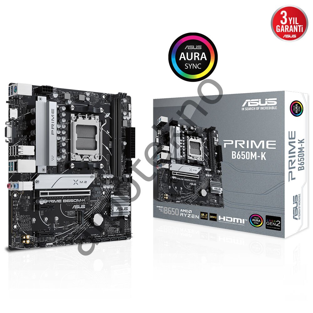 ASUS PRIME B650M-K 2xDDR5 VGA HDMI 2xM.2 AM5 ANAKART