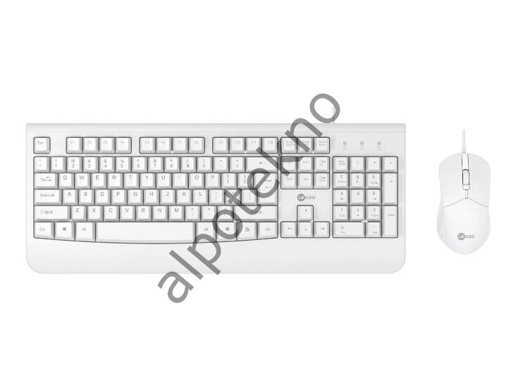 Lenovo Lecoo CM101 Q Türkçe USB Beyaz Klavye + Mouse Seti