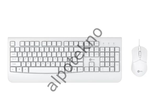 Lenovo Lecoo CM101 Q Türkçe USB Beyaz Klavye + Mouse Seti
