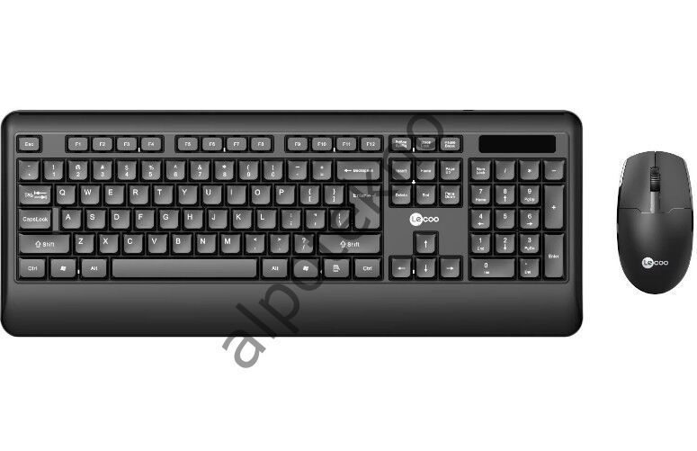 Lenovo Lecoo KW202 Q Türkçe Kablosuz Siyah Klavye + Mouse Seti