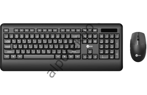Lenovo Lecoo KW202 Q Türkçe Kablosuz Siyah Klavye + Mouse Seti