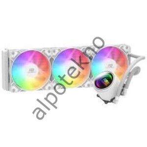 PowerBoost CIRCLE 360W R.Bow Fan LGA1700/AM5 Uyumlu 360mm CPU Sıvı Soğutma Beyaz