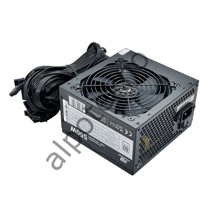 PowerBoost PB550WB 550W 80+ White APFC 4*PCI-E 6+2 Pin 12cm Siyah Fanlı ATX PSU