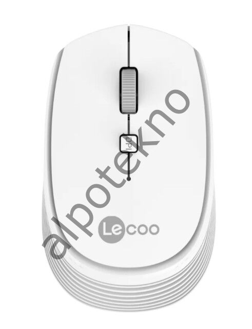 Lenovo Lecoo WS202 Nano Alıcılı Kablosuz 1600dpi Beyaz 4 Tuş Mouse