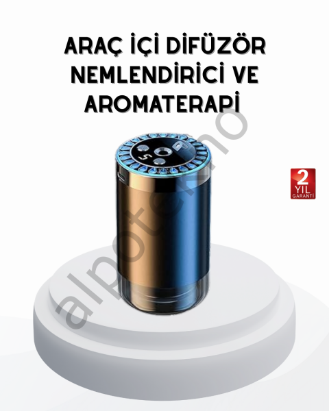 Yıldız Projeksiyonlu Araç İçi Hava Nemlendirici ve Difüzör