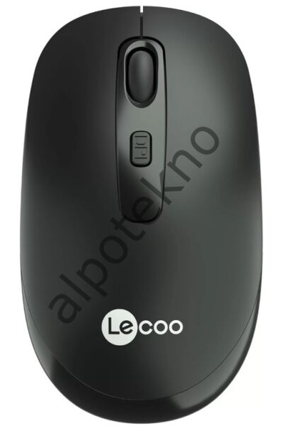 Lenovo Lecoo WS205 Nano Alıcılı Kablosuz 1600 DPI Siyah 4 Tuş Mouse