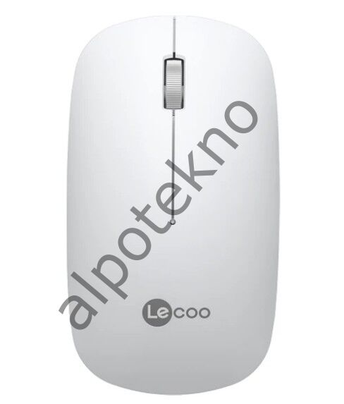 Lenovo Lecoo WS214 Nano Alıcılı Kablosuz 12000dpi Beyaz 3 tuş Mouse