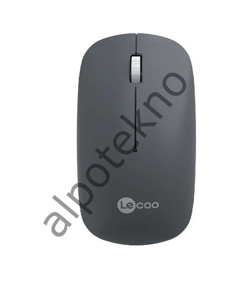 Lenovo Lecoo WS214 Nano Alıcılı Kablosuz 12000dpi Gri 3 tuş Mouse