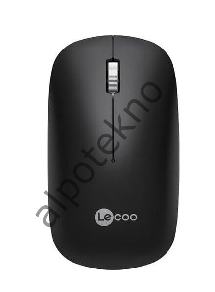 Lenovo Lecoo WS214 Kablosuz 1200DPI 3 Tuşlu Optik Mouse Siyah