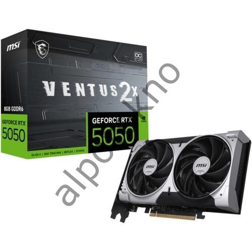MSI VGA Geforce RTX 5050 8G Ventus 2X OC 8GB GDDR6 128B DX12 3xDP/1xHDMI