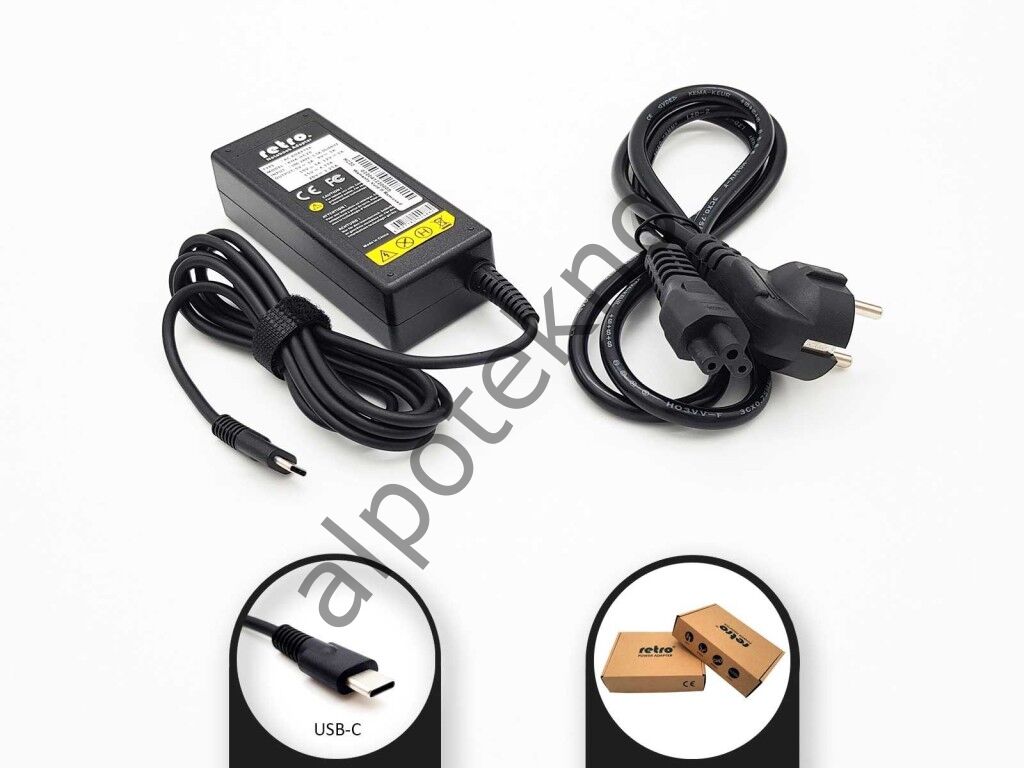RETRO Hp 65W USB-C PD Adaptör RNA-HC20