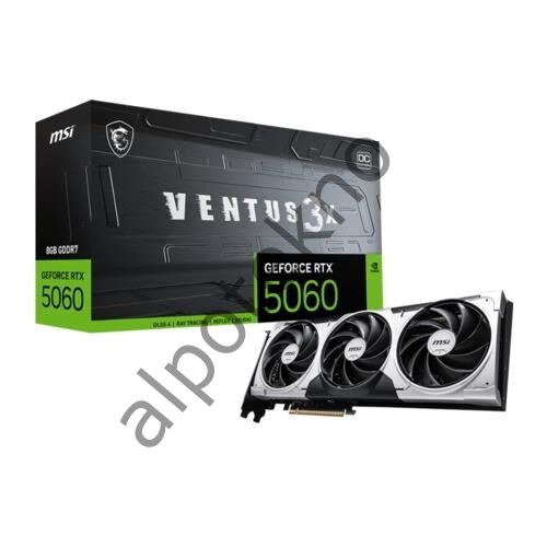 MSI VGA Geforce RTX 5060 8G Ventus 3X OC GDRR7 3xDP/1xHDMI 128B DX12