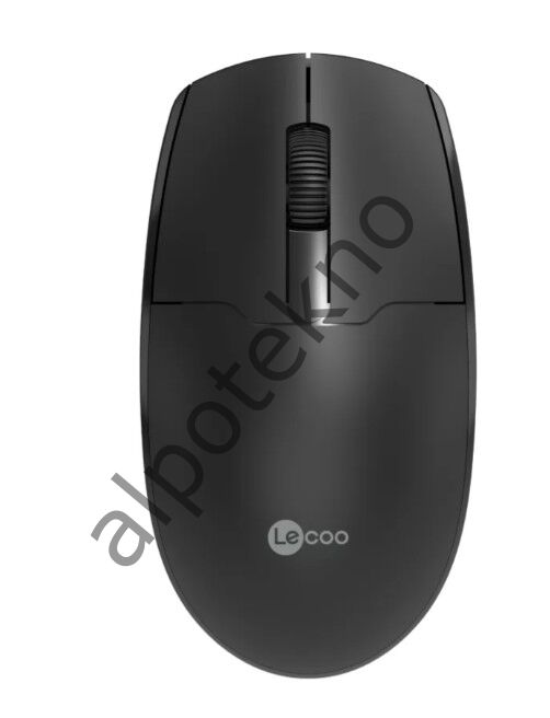 Lenovo Lecoo WS204 Nano Alıcılı Kablosuz 1200dpi Siyah 3 tuş Mouse