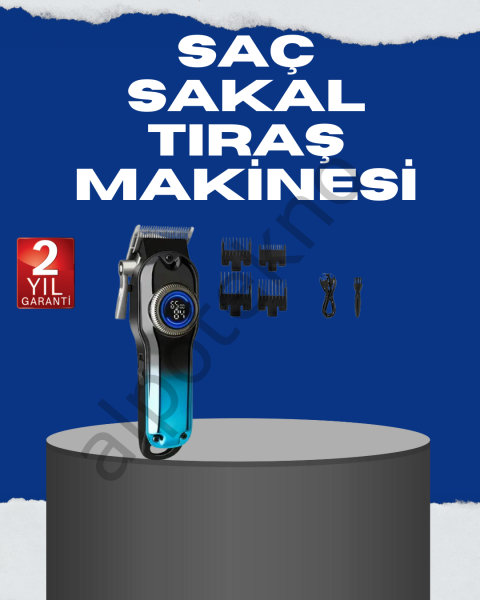 USB Type-C Şarjlı Kablosuz/Kablolu Erkek Tıraş Makinesi