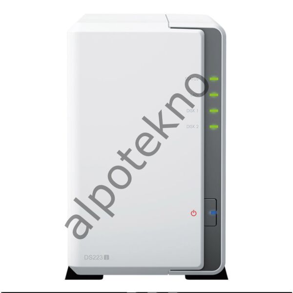 SYNOLOGY DS223J 2 BAY 1xGLAN NAS DEPOLAMA ÜNİTESİ