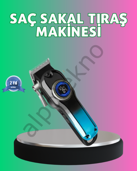 4 Limit Tarağı ve Ayarlanabilir Kesim Uzunluğu Saç Makinesi