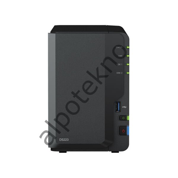 SYNOLOGY DS223 2 BAY 1xGLAN NAS DEPOLAMA ÜNİTESİ