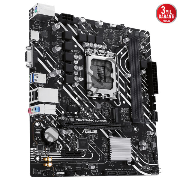 ASUS PRIME H610M-K ARGB 2xDDR5 VGA/HDMI 1xM.2 1xGLAN 1700P ANAKART