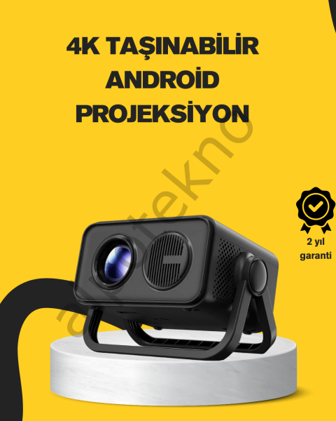 Full HD 1080P HDR Destekli Akıllı Projeksiyon Cihazı
