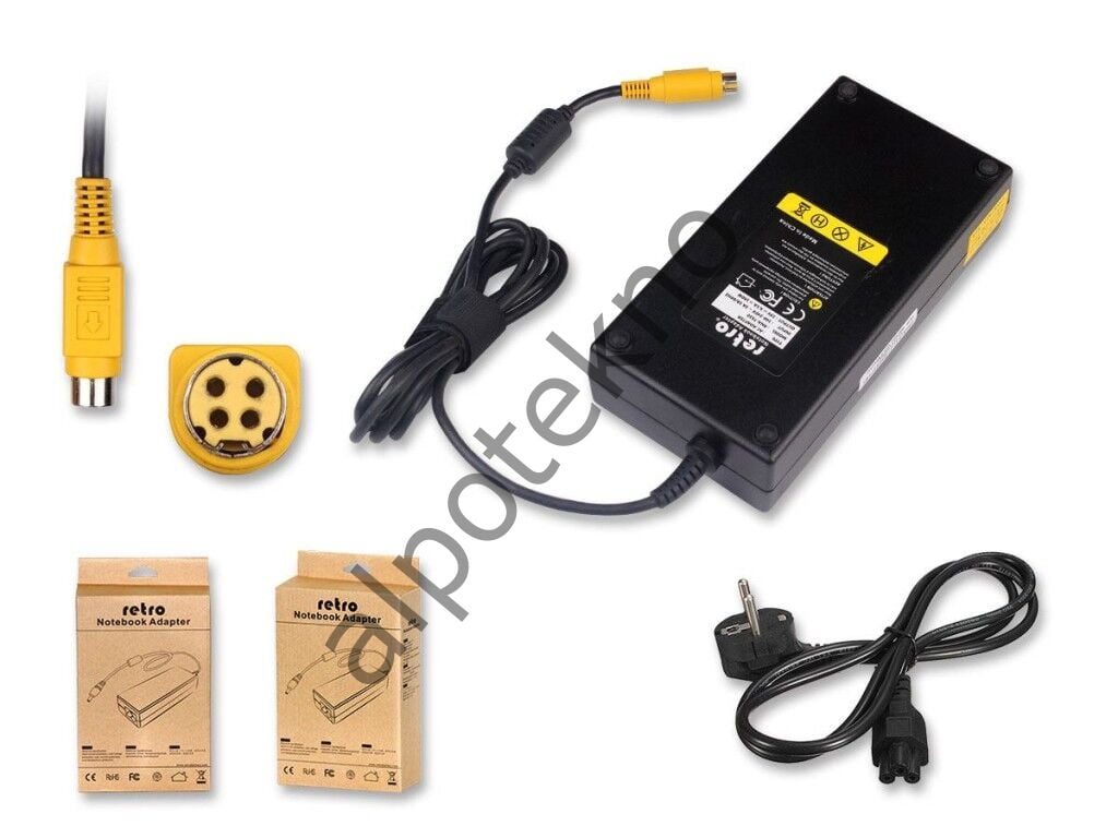 Sylar RETRO Toshiba Dynabook 19V 9.5A 180W 4 Pin Notebook Adaptörü RNA-TS10