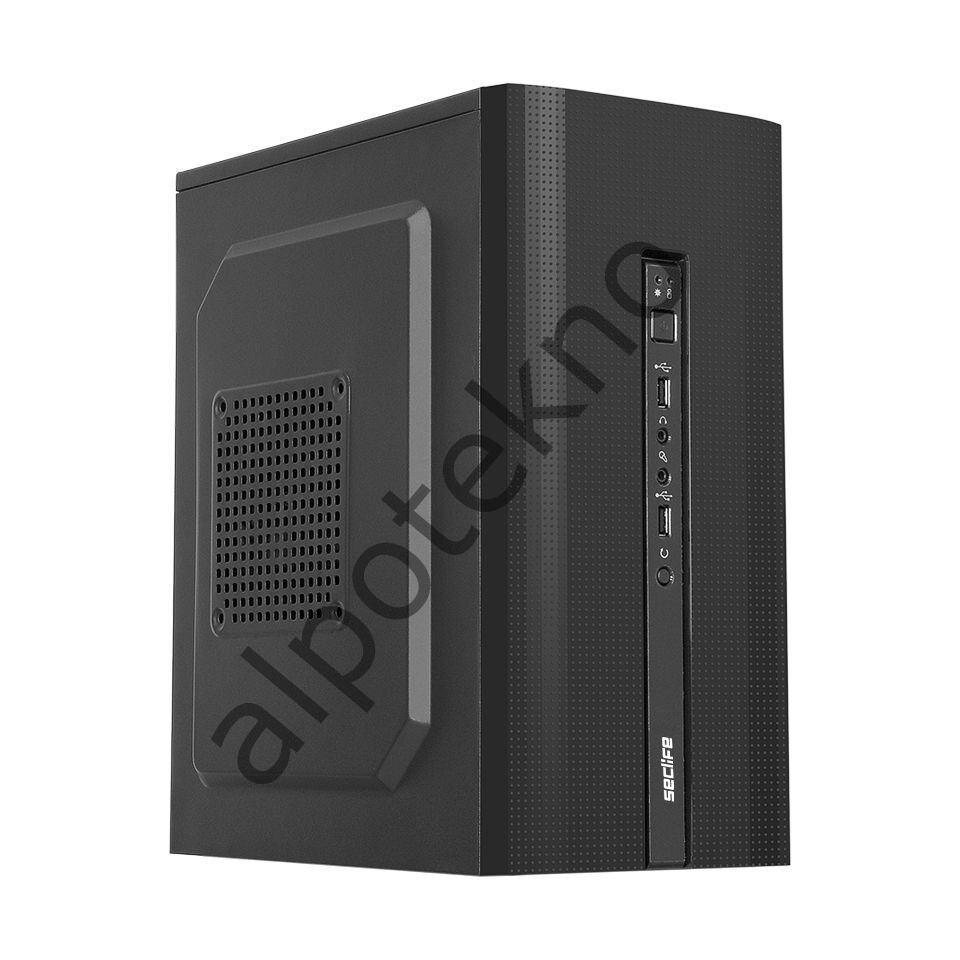 Seclife SLC-6530B 300W USB 2.0 Parlak Siyah Kasa